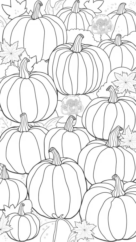 pumpking coloring pages